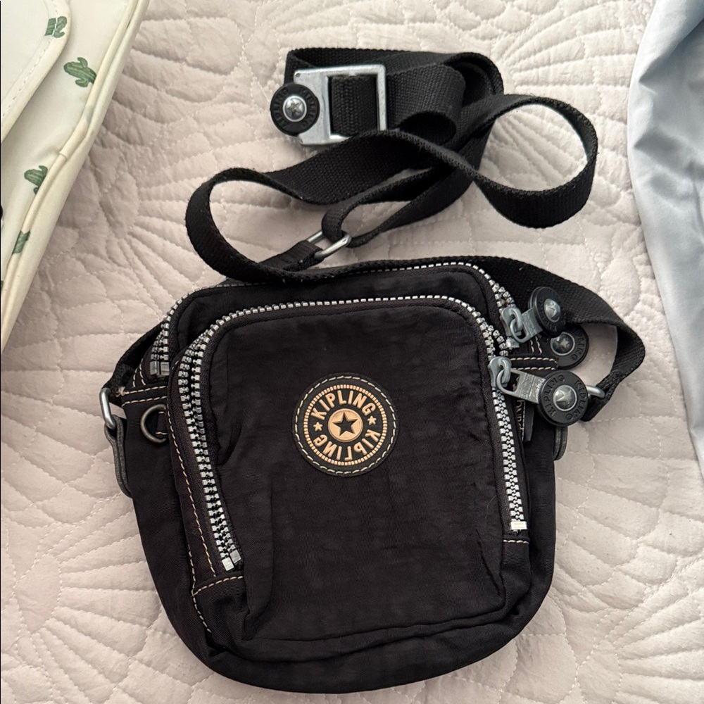 Kipling Black Belt Bag